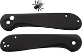 Flytanium Elementum Button Lock Scales For Civivi Elementum Button Lock - Black DLC Coated Titanium by Flytanium