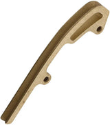 Flytanium Arcade Backspacer SW Brass - Stonewash Finish Brass Construction With Satin And Black Pocket Clip Screws by Flytanium
