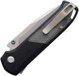 Flytanium Arcade Shark-Lock Void Black FLY-1309 - S35VN Blade And Black Aluminum Handle With Micarta Inlays by Flytanium