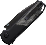 Flytanium Arcade Shark-Lock Void Black FLY-1310 - Black DLC S35VN Blade, Extended Tang, Extra G10 Inlays by Flytanium