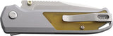 Flytanium Arcade Shark-Lock Ultem - S35VN Blade, Gunmetal Aluminum Handle With Ultem Inlay by Flytanium