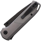 Flytanium Arcade Pro Shark-Lock DLC FLY-1396B - Shark-Lock Technology With CPM-20CV Tanto Blade And Titanium Handle by Flytanium
