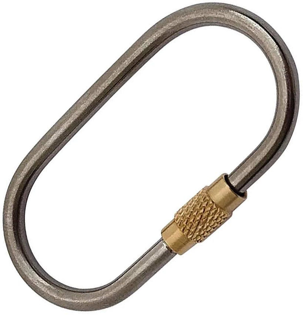 Flytanium Ti Oval Keyring FLY-641 by Flytanium