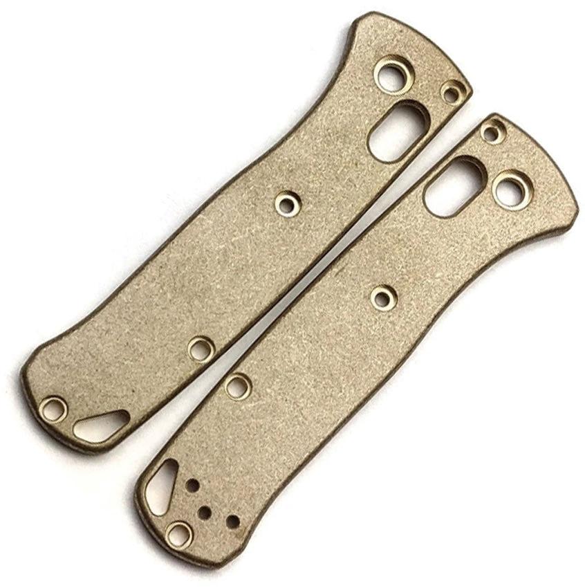 Flytanium Bugout Handle Scales Brass FLY-677 by Flytanium