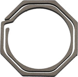 Flytanium Ti Octagonal Keyring FLY-820 by Flytanium