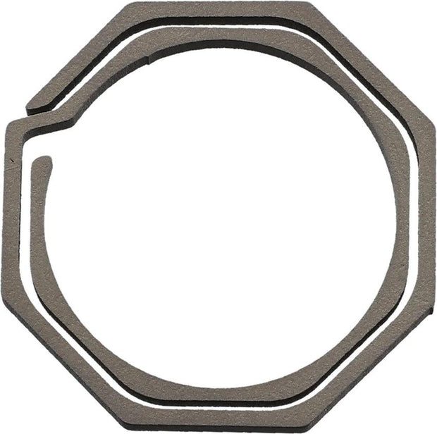 Flytanium Ti Octagonal Keyring FLY-820 by Flytanium