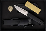Fallkniven F1 Anniversary Elmax Fixed Blade Knife For Outdoorsmen Satin Blade Thermorun Handle Full Tang Gift Box by Fallkniven