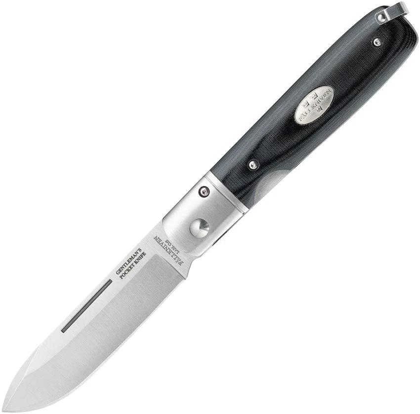 Fallkniven GP Linerlock Folding Knife GPBM Black Micarta Handle Premium Satin Cobalt Steel Blade For Outdoor Enthusiasts by Fallkniven