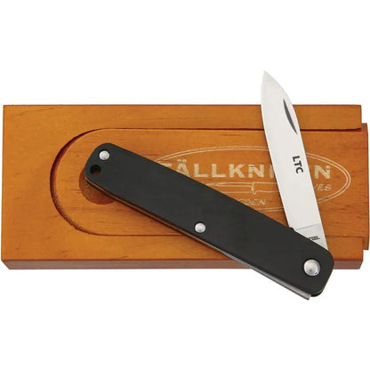 Fallkniven Legal To Carry Folder LTCBK EDC Knife 3.25 Inch Closed 2.25 Inch 3G Blade Black Aluminum Handle by Fallkniven