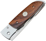 Fallkniven Phantom Anniversary Linerlock Knife For Collectors Ironwood Handle Premium Satin Elmax Blade Gift Box by Fallkniven