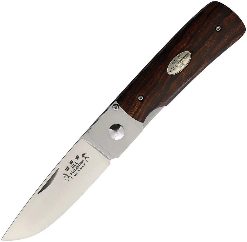 Fallkniven RL1 Linerlock Desert Ironwood Knife For EDC Enthusiasts Premium Elmax Blade by Fallkniven