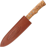 Fallkniven Erna Barbeque Knife SK18 For Outdoor Enthusiasts With 7 Inch Cobalt Laminate Blade And Curly Birch Handle by Fallkniven