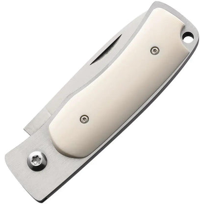 Fallkniven U1 Folder Elmax Satin Blade Ivory EDC Knife by Fallkniven