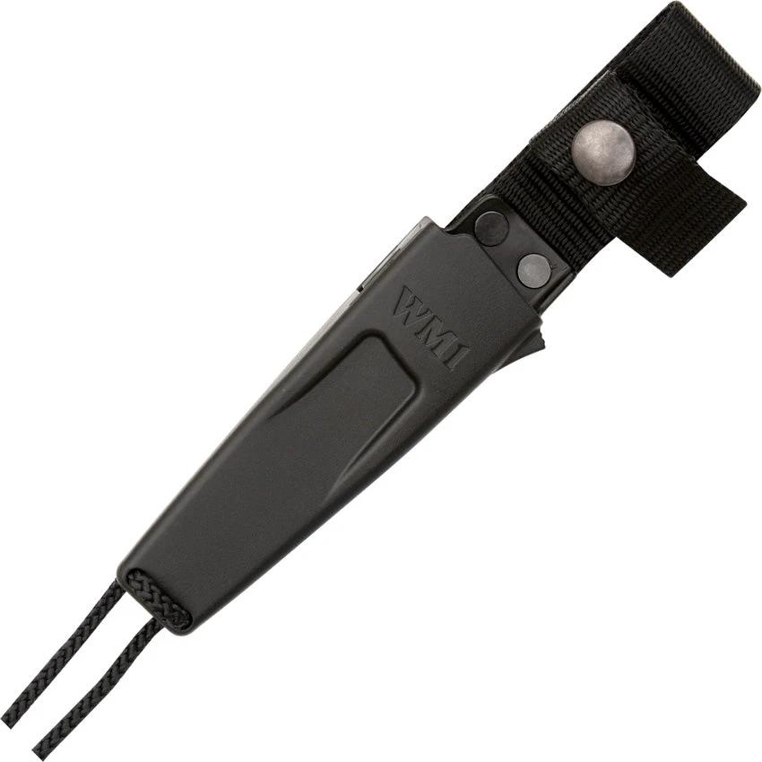 Fallkniven WM1 Neck Sheath Black Kydex Nylon Fits WM1 Sporting Knife Sheath Only Bulk Packed by Fallkniven