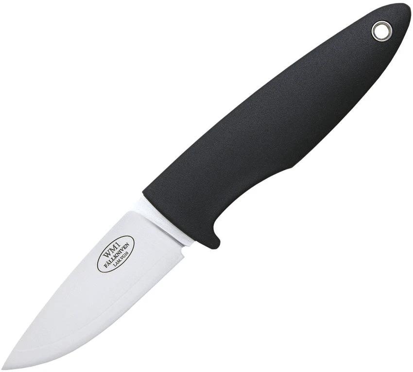 Fallkniven WM1 Sporting Knife With Satin VG10 Blade Thermorun Handle Lanyard Hole Leather Sheath For Outdoorsmen by Fallkniven