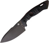 Fobos Knives Alaris Fixed Blade Black/Red ALARIS-3V-MBL/RED-PVD by Fobos Knives