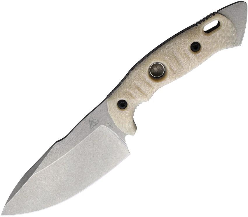 Fobos Knives Alaris Fixed Blade Ivr/Blk ALARIS-3V-IVR/BLK by Fobos Knives