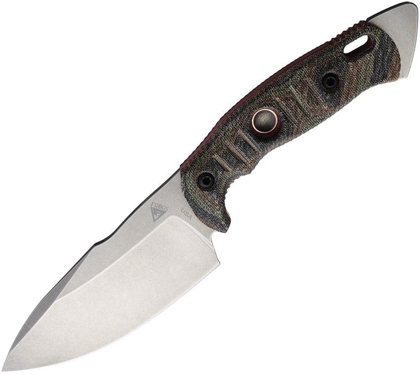 Fobos Knives Alaris Fixed Blade Camo ALARIS-3V-MCAM/RED by Fobos Knives
