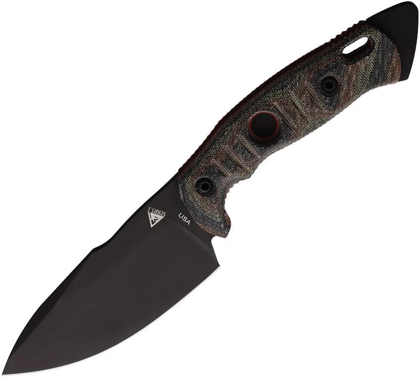 Fobos Knives Alaris 3V Camo Micarta PVD ALARIS 3V CAMO MICARTA PVD by Fobos Knives