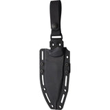 Fobos Knives Alaris Fixed Blade - 3V CPM Carbon Fiber Red Handle Full Tang Lanyard Hole by Fobos Knives
