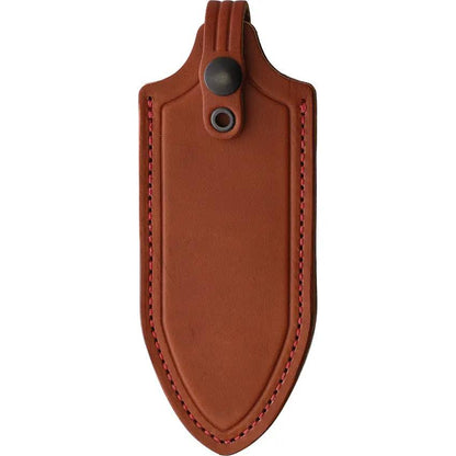 Fobos Knives Cacula Fixed Blade - CPM S35VN 4.25 Inch Blade, Black Canvas Micarta Handle With Red Liners by Fobos Knives