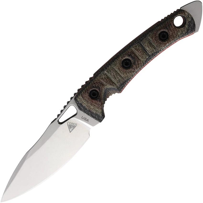 Fobos Knives Cacula Fixed Blade Camo/Red FOB052 by Fobos Knives