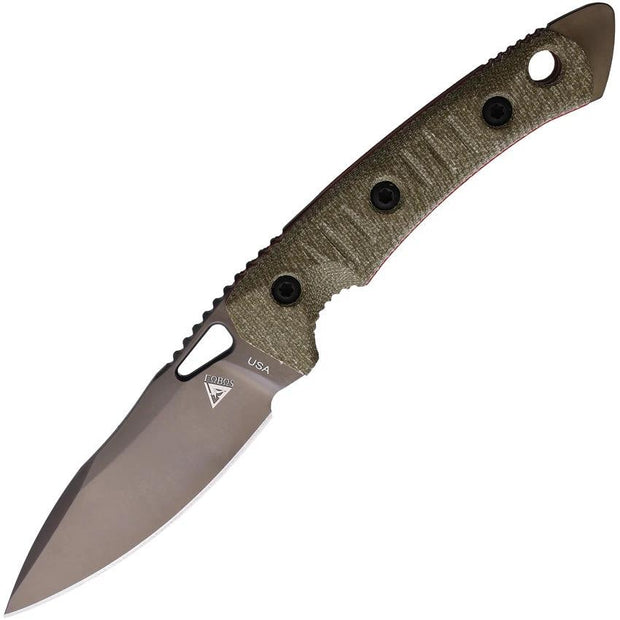 Fobos Knives Cacula Fixed Blade OD/Red FOB056 by Fobos Knives