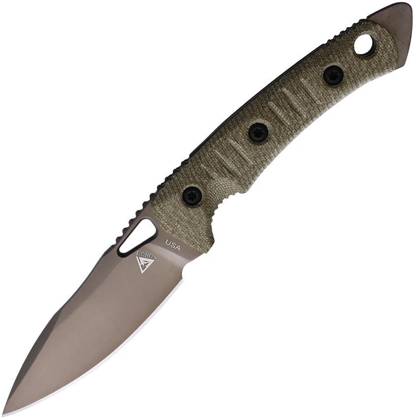 Fobos Knives Cacula Fixed Blade OD/Blk FOB057 by Fobos Knives