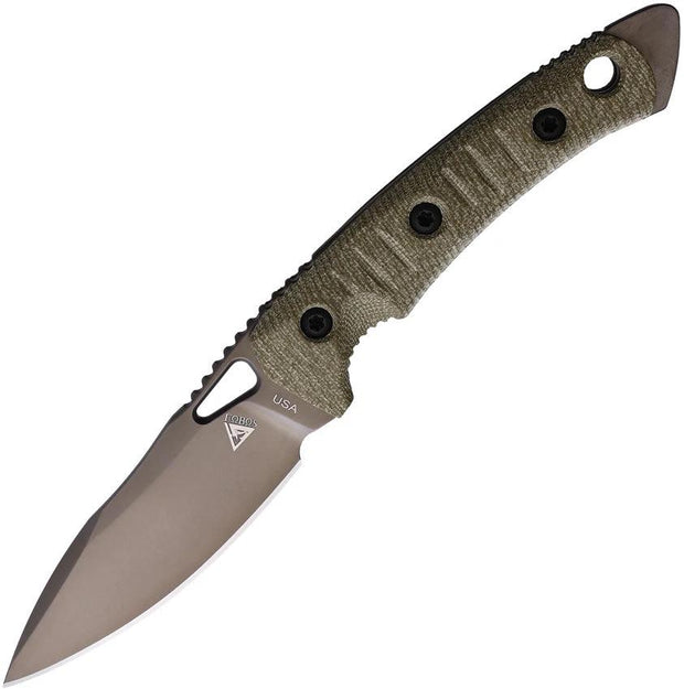 Fobos Knives Cacula Fixed Blade OD/Blk FOB057 by Fobos Knives