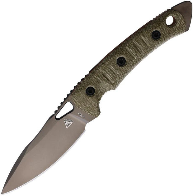 Fobos Knives Cacula Fixed Blade OD/Org FOB059 by Fobos Knives