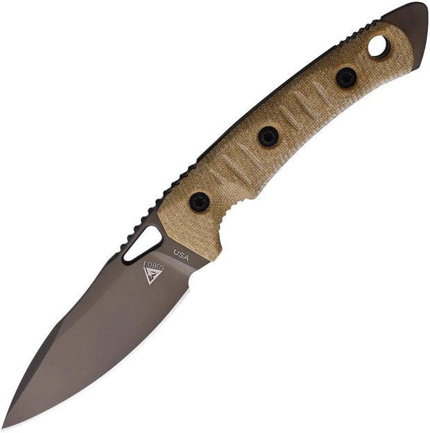 Fobos Knives Cacula Fixed Blade Nat/Blk FOB061 by Fobos Knives