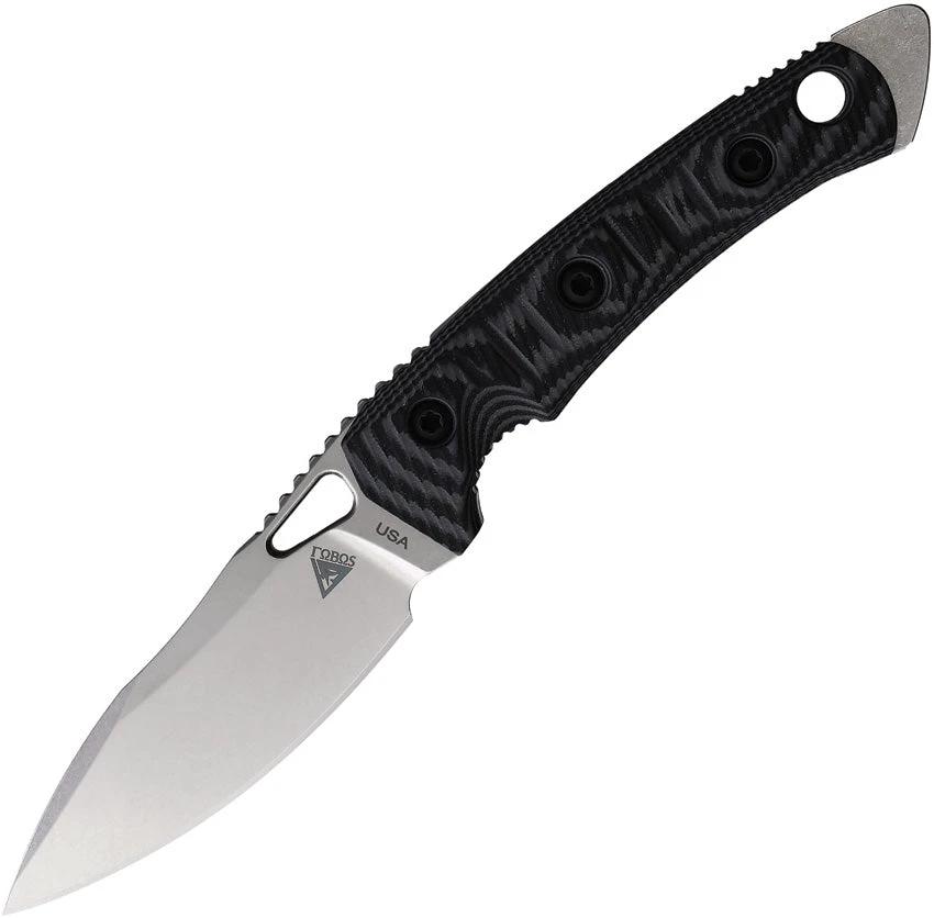 Fobos Knives Cacula Fixed Blade Blk/Gry CACULA BLACK /GREY G10 by Fobos Knives