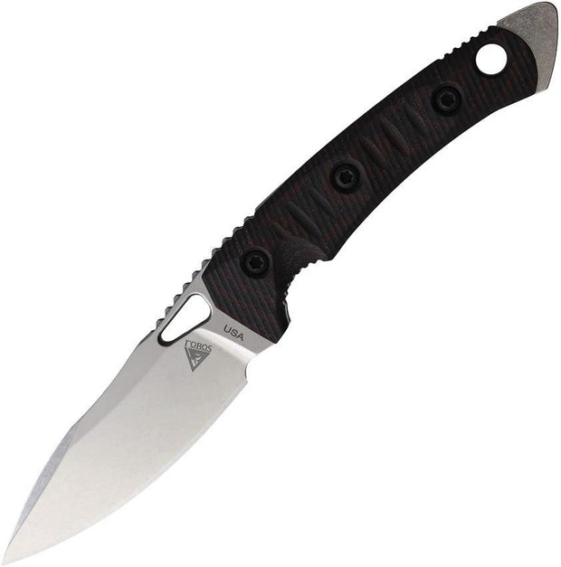 Fobos Knives Cacula Fixed Blade Blk/Red CACULA BLACK /RED G10 by Fobos Knives