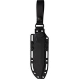 Fobos Knives Tier1 BC Fixed Blade MagnaCut 6in Blade Tang Shredded Carbon Fiber Handle Red Liners Black Kydex Sheath by Fobos Knives
