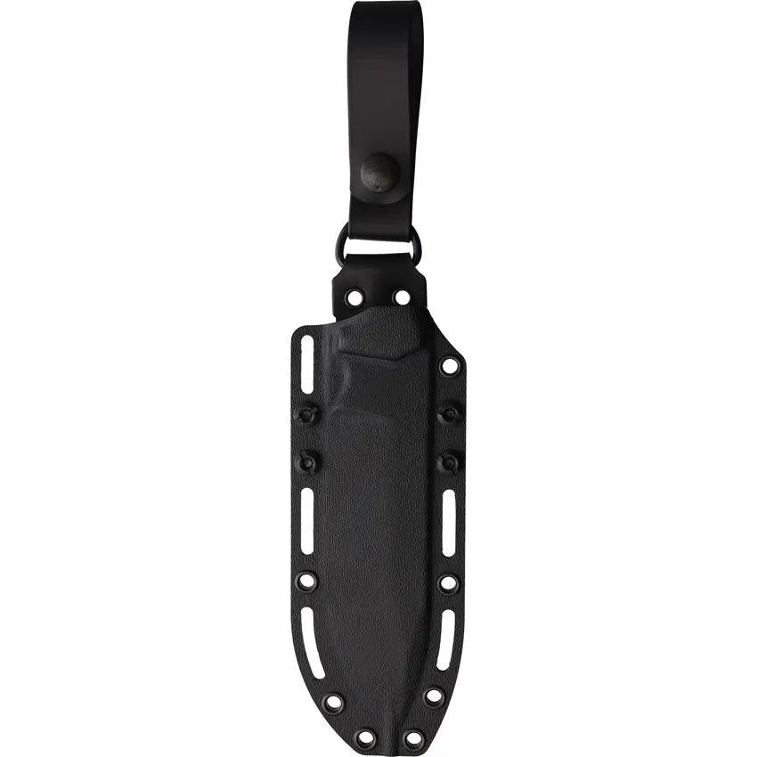 Fobos Knives Tier1-BC Fixed Blade - MagnaCut 6 Inch Gray PVD Blade With Black G10 Handle And Red Liners by Fobos Knives