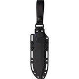 Fobos Knives Tier1-BC Fixed Blade - MagnaCut 6 Inch Gray PVD Blade With Black G10 Handle And Red Liners by Fobos Knives