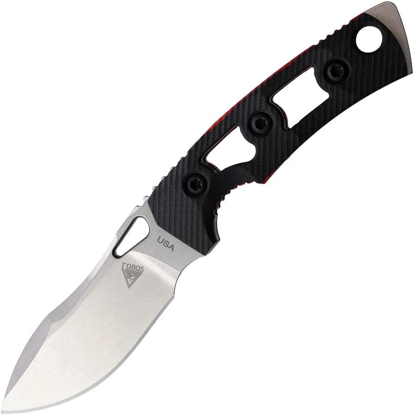 Fobos Knives Tier 1 Mini Mini Black T1MM GBLK/RED by Fobos Knives