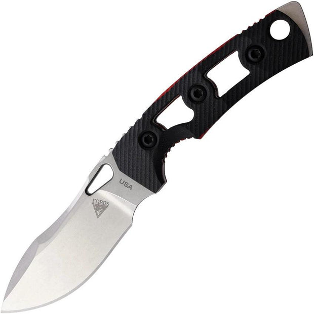 Fobos Knives Tier 1 Mini Mini Black T1MM GBLK/RED by Fobos Knives
