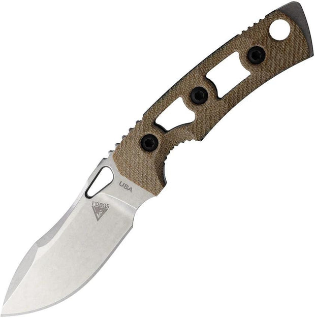Fobos Knives Tier 1 Mini Mini Natural T1MM MNA/BLACK by Fobos Knives