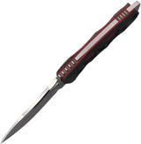 Fobos Knives Tier 1 Mini Mini CF T1MM CF Red - Carbon Fiber Handle with Red Liners, Stonewashed CPM 154 Blade by Fobos Knives