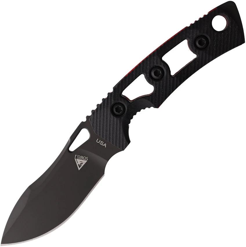 Fobos Knives Tier 1 Mini Mini PVD/Blk TIER1 MINI MINI PVD GBLK/RED by Fobos Knives