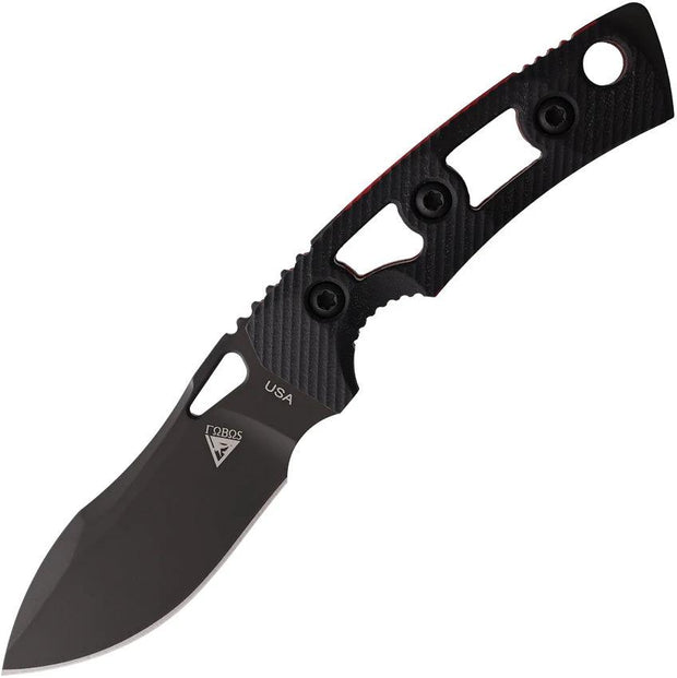 Fobos Knives Tier 1 Mini Mini PVD/Blk TIER1 MINI MINI PVD GBLK/RED by Fobos Knives