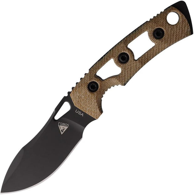Fobos Knives Tier 1 Mini Mini PVD/Camo TIER1 MM PVD MCAMO RED by Fobos Knives