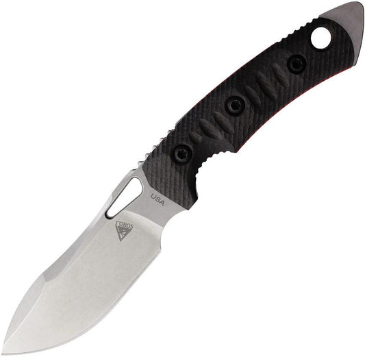 Fobos Knives Tier 1 Mini SW/CF TIER1 MINI SW CF/RED by Fobos Knives