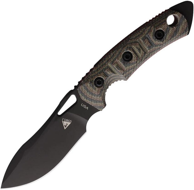 Fobos Knives Tier 1 Mini PVD/Camo TIER1 MINI PVD MCAMO/RED by Fobos Knives
