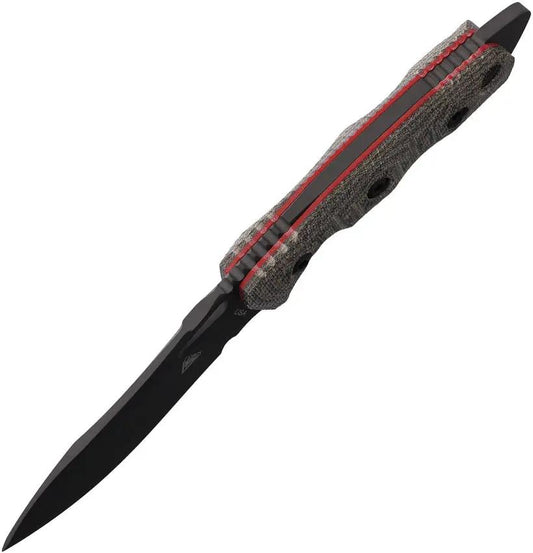 Fobos Knives Tier 1 Mini PVD Coated CPM-154 Blade Camouflage Compact EDC Knife With Full Tang And Camo Canvas Micarta by Fobos Knives