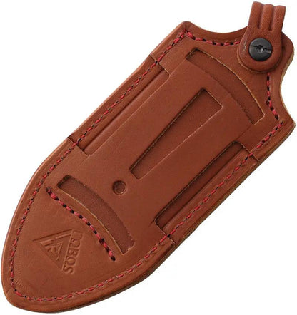 Fobos Knives Tier 1 Mini - Black PVD Coated CPM 154 Blade With Natural Canvas Micarta Handle by Fobos Knives