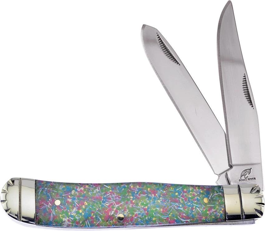 Frost Cutlery Trapper Glow In Dark OC-108MC/GL by Frost Cutlery
