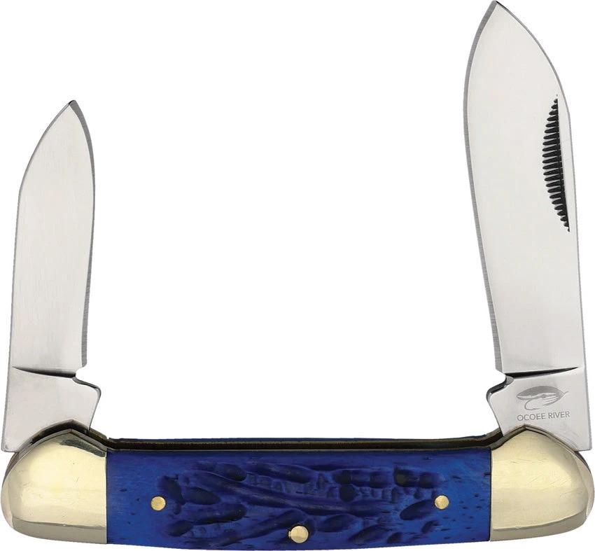 Frost Cutlery Canoe Blue Pick Bone OC-252BLPB by Frost Cutlery