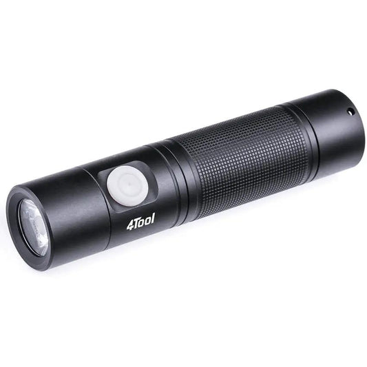 4Tool ED10 Flashlight Rechargeable 1400 Lumens High Beam Waterproof Aluminum Outdoor Enthusiasts by 4Tool